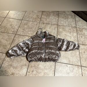 Target Water-Resistant Silver Puffer Jacket